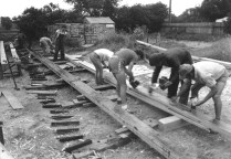 Glueing the new laminated stocks